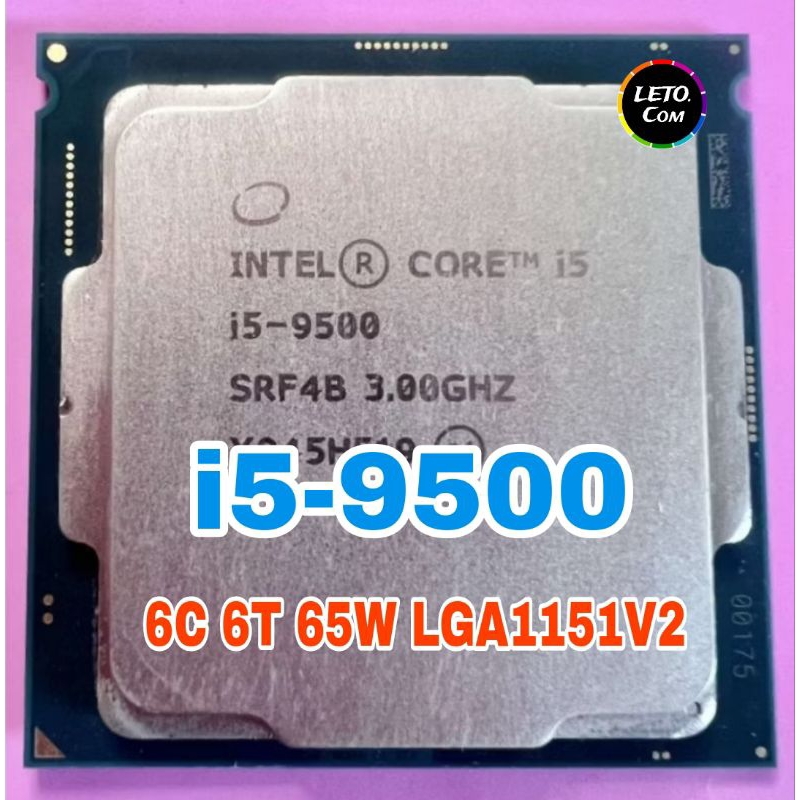 Processeur Intel Core I5-9500 - 6 Cœurs - Jusqu'à 4.40 GHz - Socket LGA 1151 - Occasion