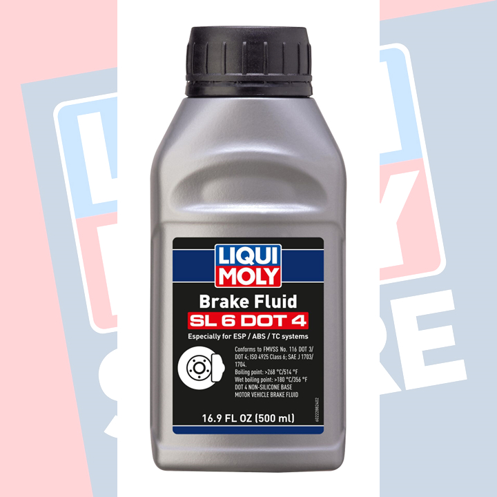 น้ำมันเบรค LIQUI MOLY BRAKE FLUID SL6 DOT 4 (500 ml.) | Shopee Thailand