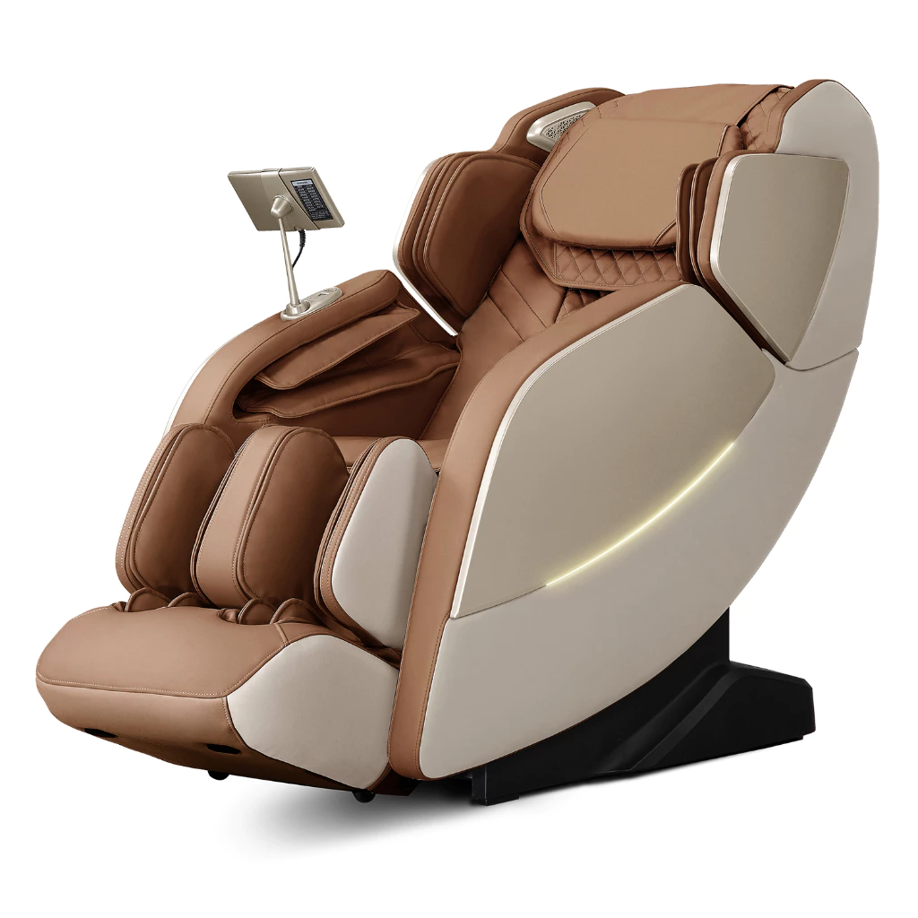 Soul Sense Series 5 เก้าอี้นวดไฟฟ้า 4D SoulSense สีครีม ระบบ ปรับตำแหน่งการนวด Zero Gravity โปรแกรมอัตโนมัติ ลดอาการปวดเมื่อย กระตุ้นการไหลเวียนโลหิต ผ่อนคลายกล้ามเนื้อ เก้าอี้นวด นวัตกรรมรูปแบบรางที่พัฒนาสูงสุด เครื่องนวด ระบบนวดที่แม่นยำ