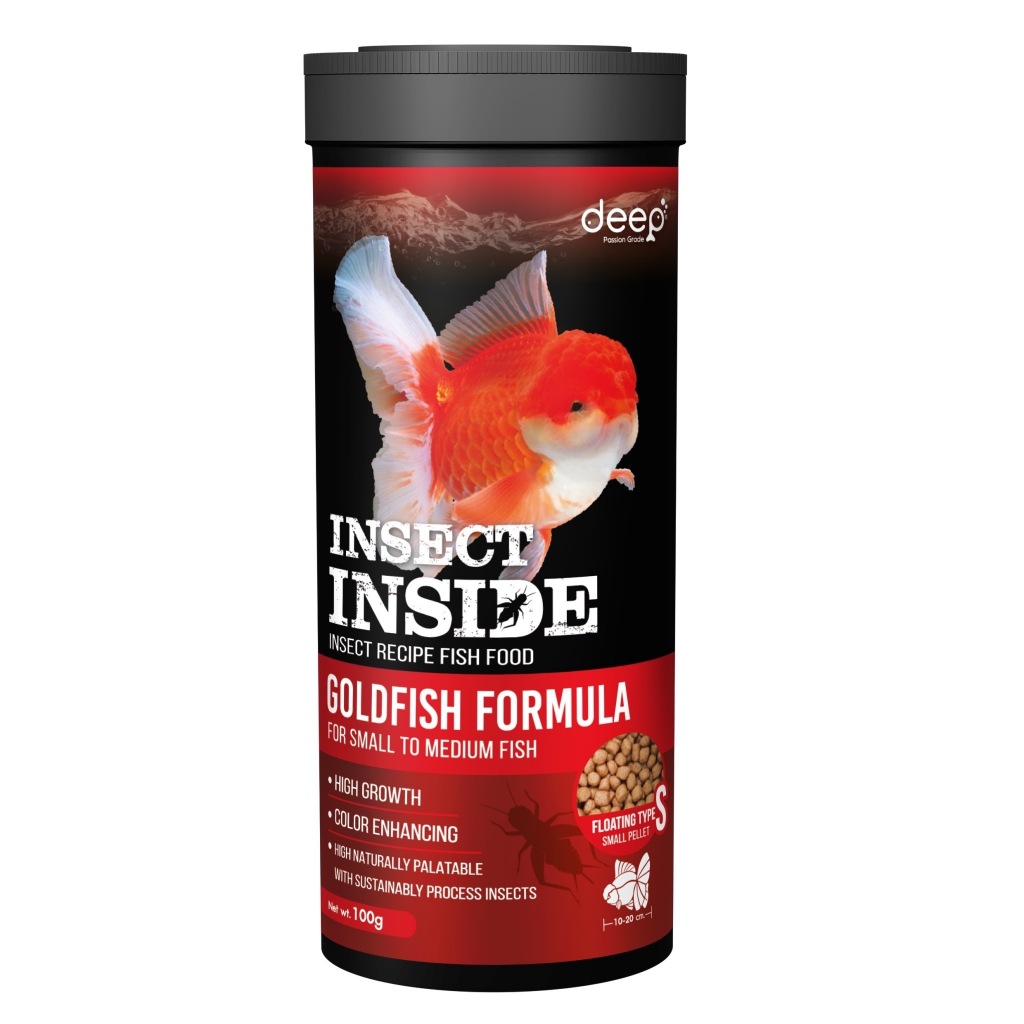 Deep Insect Inside อาหารปลาทองทุกสายพันธุ์ สูตรเร่งโต&เร่งสี เม็ดลอย ...