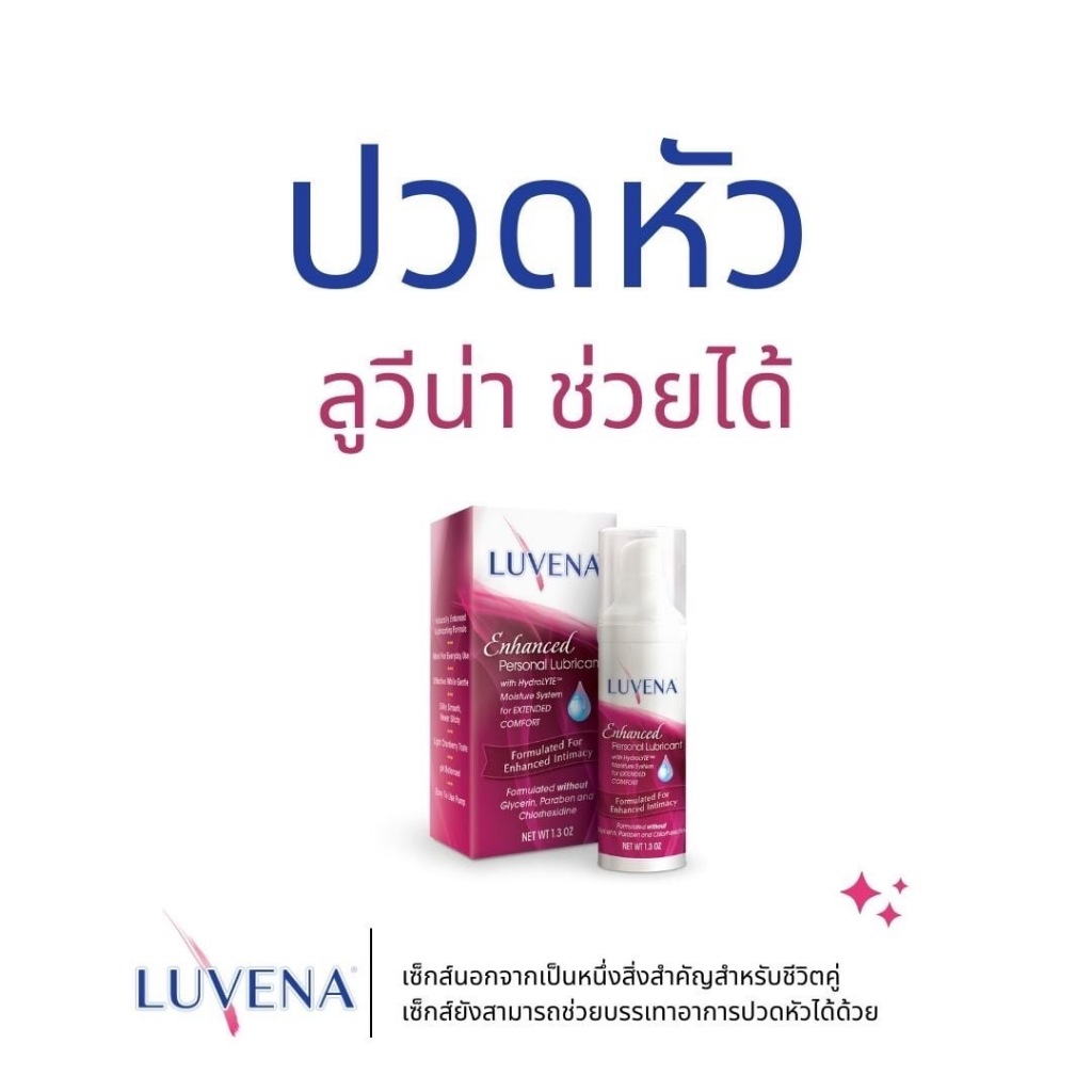 Luvena Lubricant - Enhanced Personal Lubricantเพิ่มความชุ่มชื้นจุดซ่อน ...