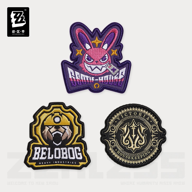 [ พร้อมส่ง / Official ] สุ่ม : แกะแล้ว Zenless Zone Zero Iron On Patch ...