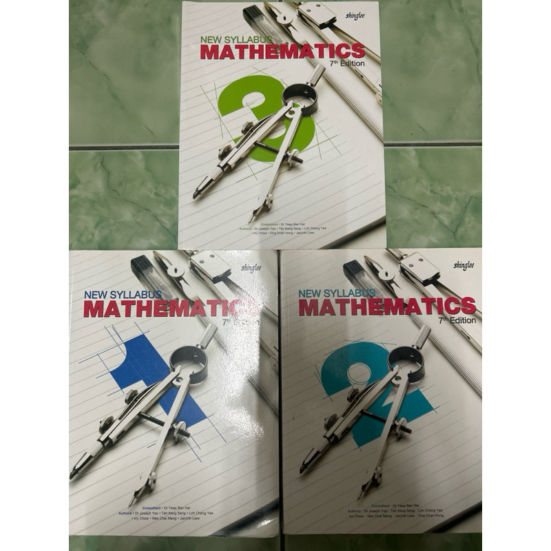 New syllabus mathematics 123 มือสองขายเป็นชุด 3 เล่ม | Shopee Thailand