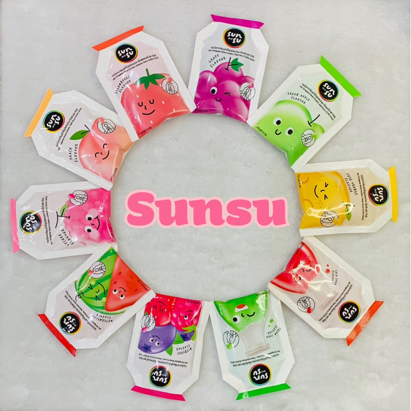 (ซองเล็ก) Sunsu เยลลี่ 0 แคล เฉพาะเยลลี่ไม่มีซองกับการ์ด | Shopee Thailand