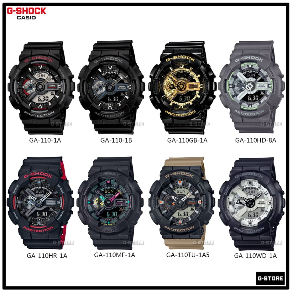 G-SHOCK รุ่ GA-110 / GA-110 / GA-110GB / GA-110HD / GA-110HR-/ GA-110MF ...