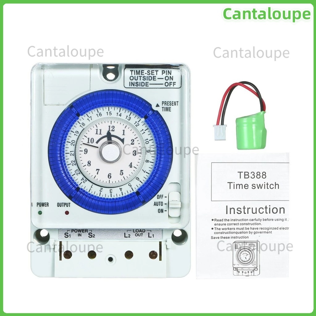 Timer Switch รุ่น TB388 ตัวตั้งเวลา ใช้กำลังไฟ220V ไทม์เมอร์ ทามเมอร์ ...