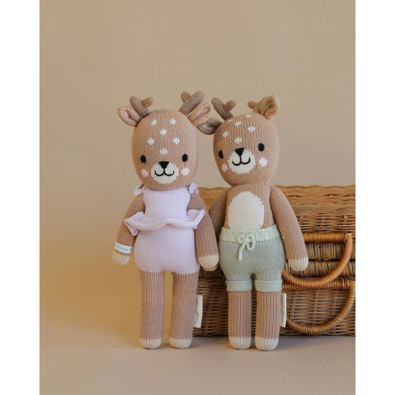 cuddle + kind Hand-Knit Bunny Doll - 20