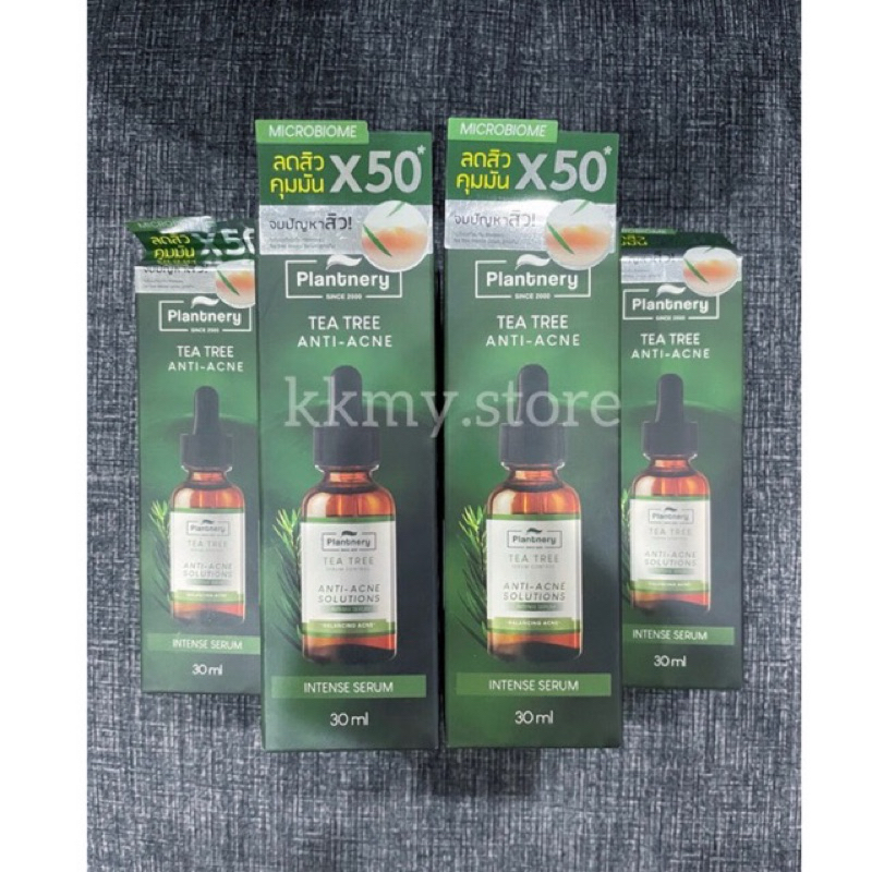 (30ml./1ขวด) Plantnery Tea Tree Acne Microbiome Intense Serum แพลนท์เนอ ...