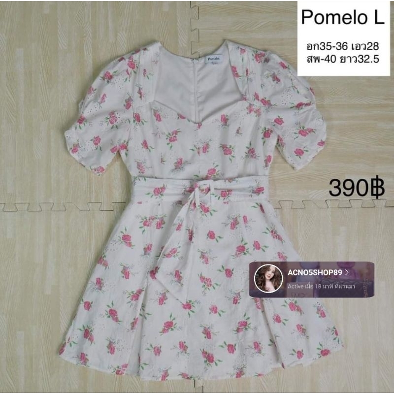 💐🌸pomelo Brand เดรสส่งต่อ ใหม่กริบ💐🌸 | Shopee Thailand
