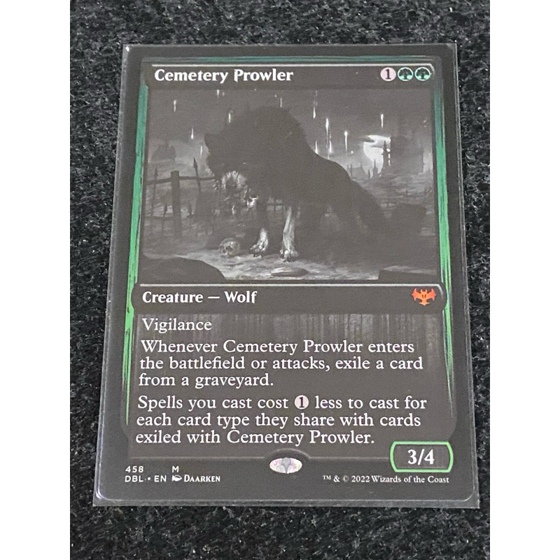 [MTG][DBL] Innistrad: Double Feature: Cemetery Prowler การ์ดแท้ Magic ...