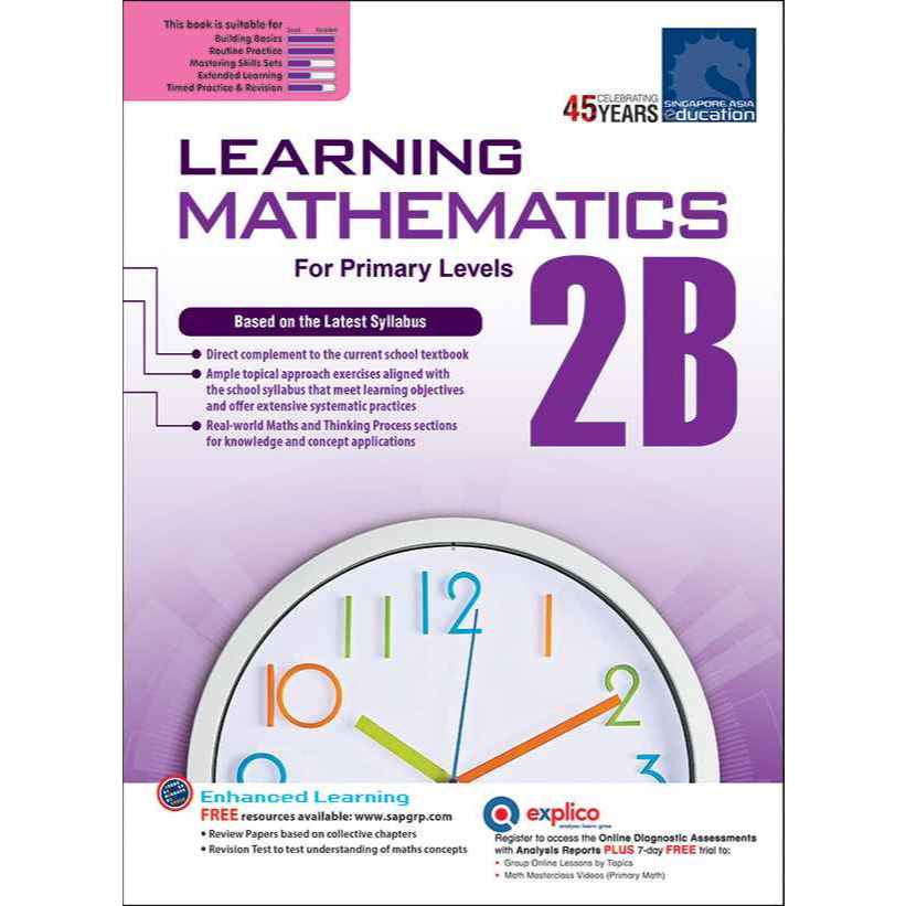 Global Education แบบฝึกหัดคณิตศาสตร์ ป.2 Learning Mathematics For ...