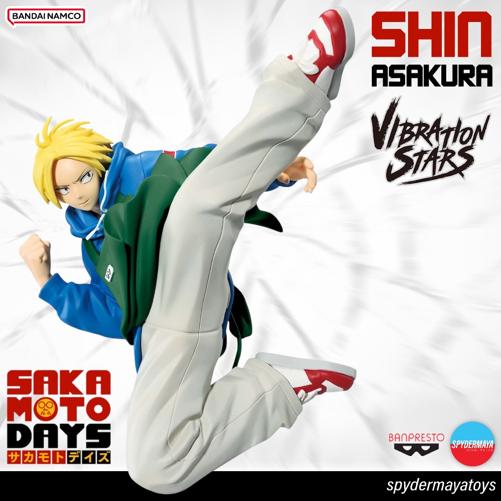 [Pre-Order] ฟิกเกอร์ Shin Asakura Vibration Stars - SAKAMOTO DAYS ...