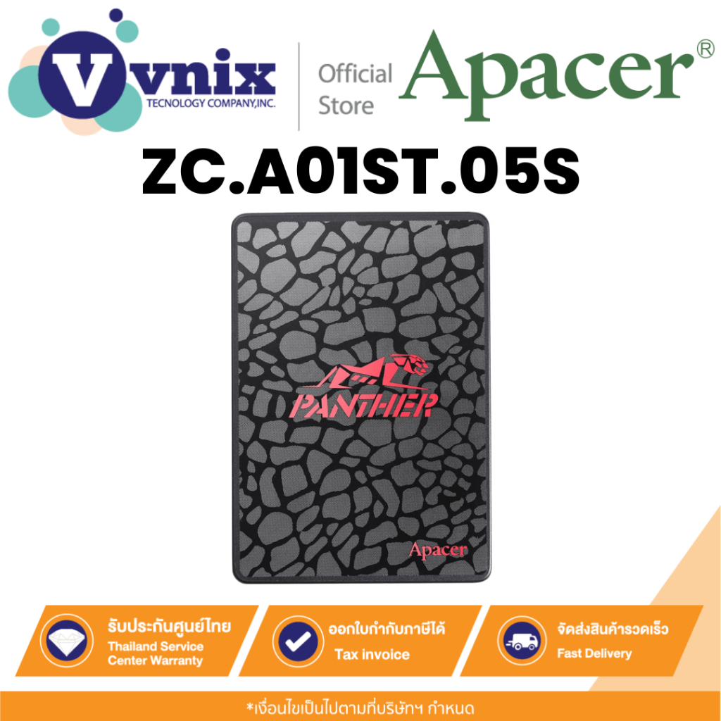 Apacer AS350 Panther Disco Esterno 1TB – 2,5 Pollici, 540 MB/s