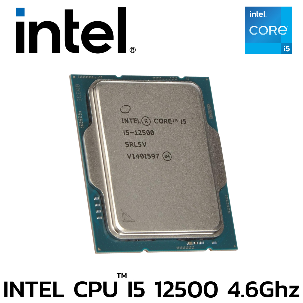 CPU (ซีพียู) INTEL CORE I5-12500 6CORE 12Tread Bestclock 3.0 GHz