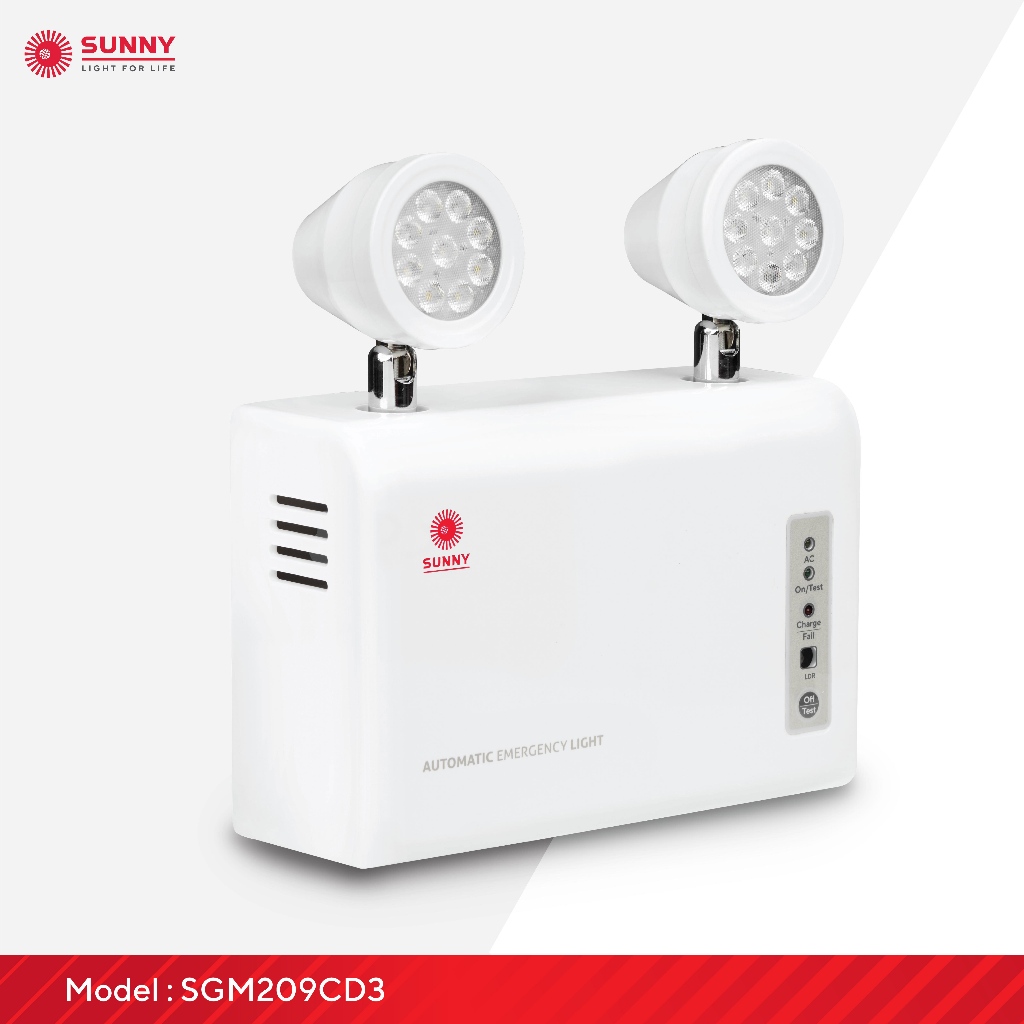[Motion Sensor ตรวจจับความเคลื่อนไหว] SUNNY โคมไฟฉุกเฉิน รุ่น SGM209CD3 ...