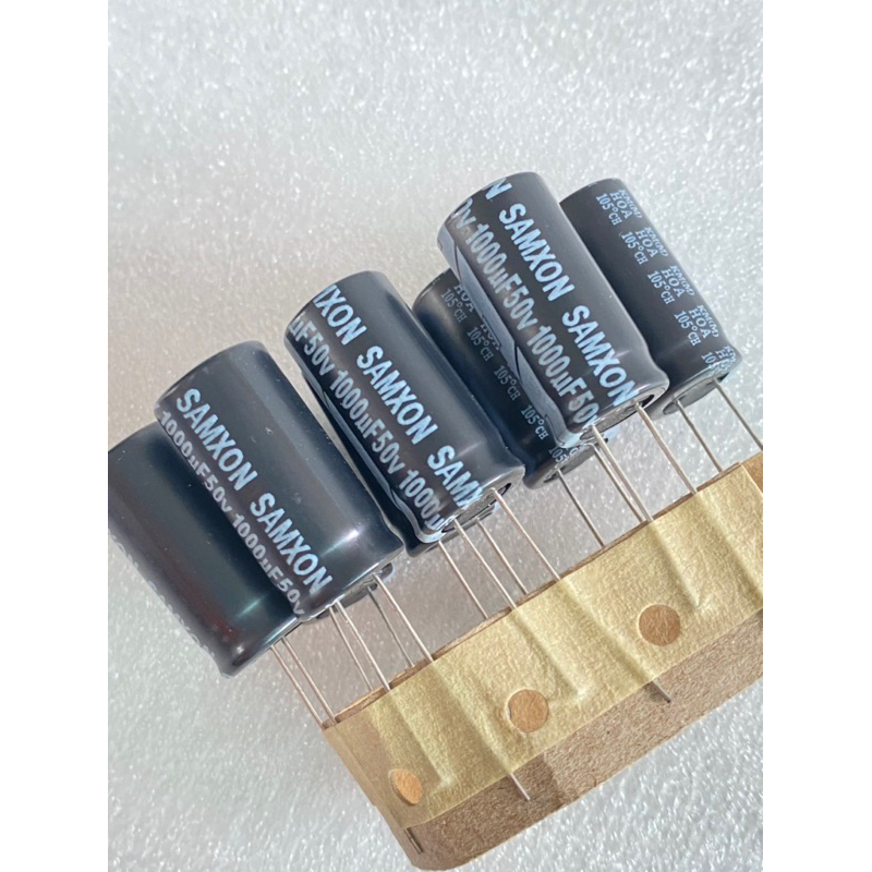 (แพ็ค1ตัว/5ตัว) C 1000UF 50V 105C Samxonเกาหลี 13x25mm คาปาซิเตอร์ ...