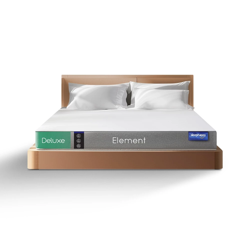 SleepHappy ที่นอนยางพาราแท้ รุ่น Element Deluxe หนา 7 นิ้ว และ Element Lite หนา 6 นิ้ว และ 4 นิ้ว ที่นอนเพื่อสุขภาพ