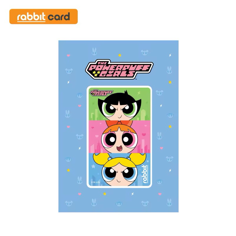 Rabbit Card บัตรแรบบิท PowerPuffGirls (Face) สำหรับบุคคลทั่วไป (PPG-002 ...