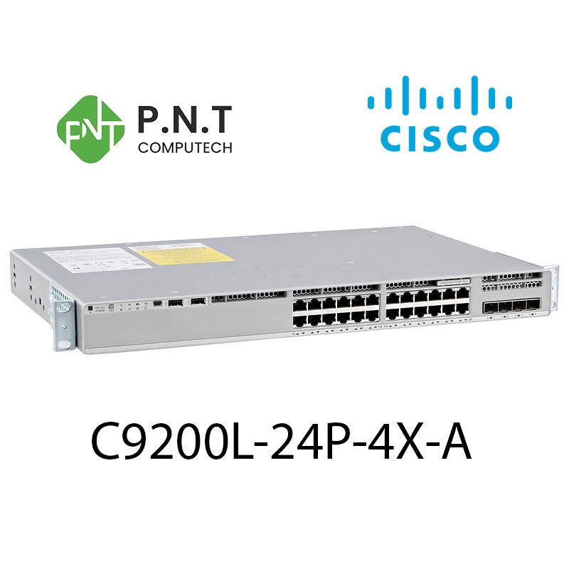 Cisco Catalyst 9200L 24-port PoE+, 4 x 10G, Network Advantage Switch ...