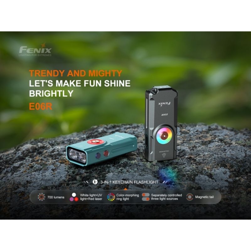 ไฟฉาย Flashlights Fenix E06R 3-IN-1 KEYCHAIN FLASHLIGHT : สินค้ารับ ...
