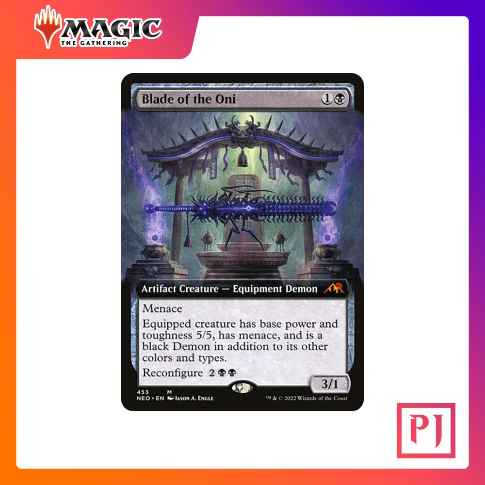[MTG] Blade of the Oni (Extended Art) [NEO] [BLACK] [MYTHIC] [NORMAL ...