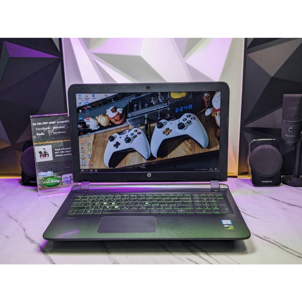 second hand notebook โน๊ตบุ๊คมือสอง Notebook Gaming i7 ram 16 gb จอ ...