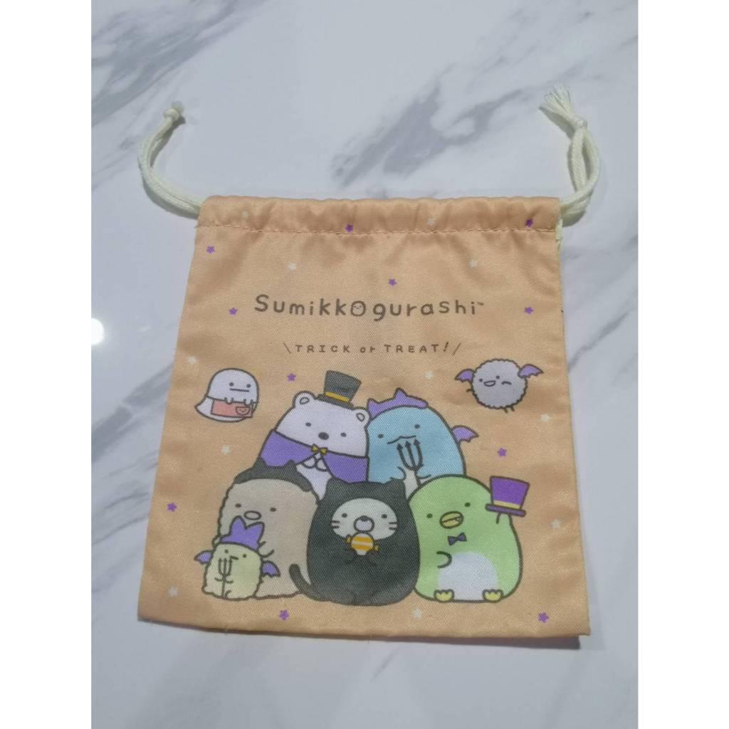 กระเป๋าผ้าหูรูด San-X Halloween Sumihiko 2019 ขนาด 7 x 8 นิ้ว | Shopee ...