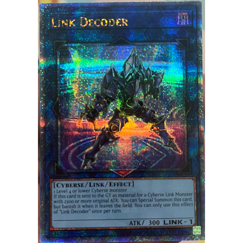 Yugioh Asia-Eng [CR07-AES08] Link Decoder (Quarter Century Secret Rare ...