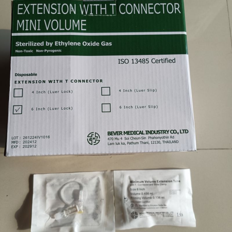 BMI EXTENSION T-CONNECTOR Minimum volume and slide clamp. 5(6)ล ...