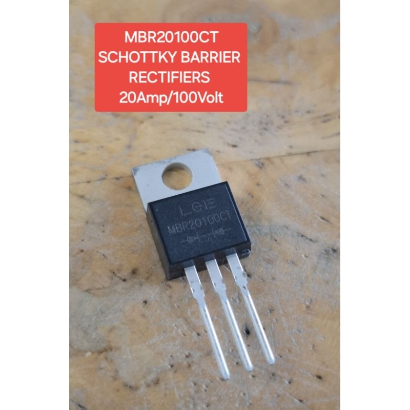 MBR20100CT SCHOTTKY Diode (20Amp/100Volt) | Shopee Thailand