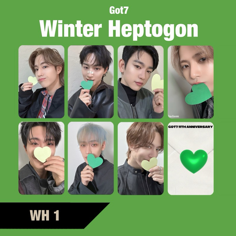 [อัพเดทพ.ค.2025]photocard โพลารอยด์การ์ด 8ใบ วงgot7 winter heptagonฟรี ...