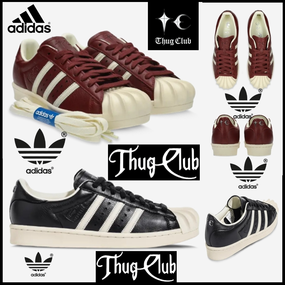 【Adidas x Thug Club】Vintage Collegiate Burgundy コラボ Adidas x Thug Club Superstar Vintage Collegiate Burgundy
