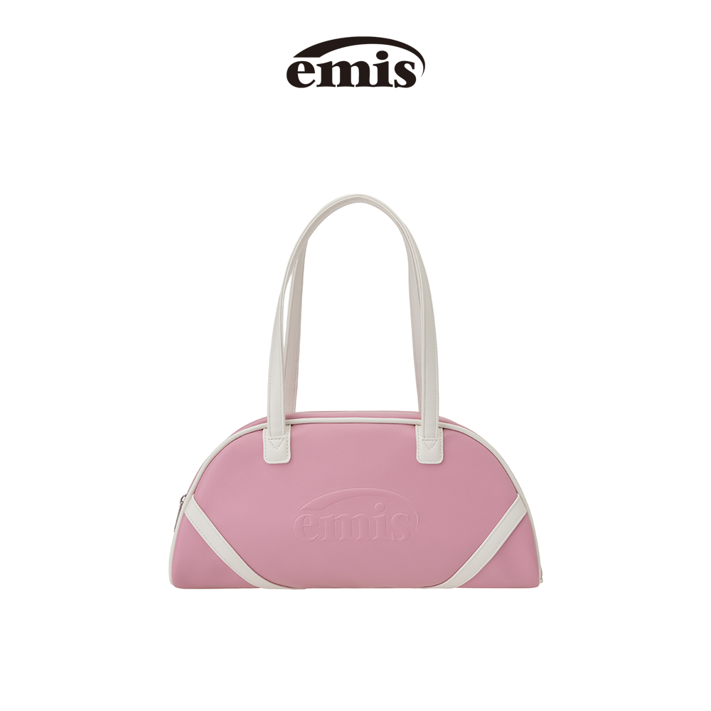 EMIS - WIDE VINTAGE TOTE BAG (BLACK , IVORY , PINK , SILVER