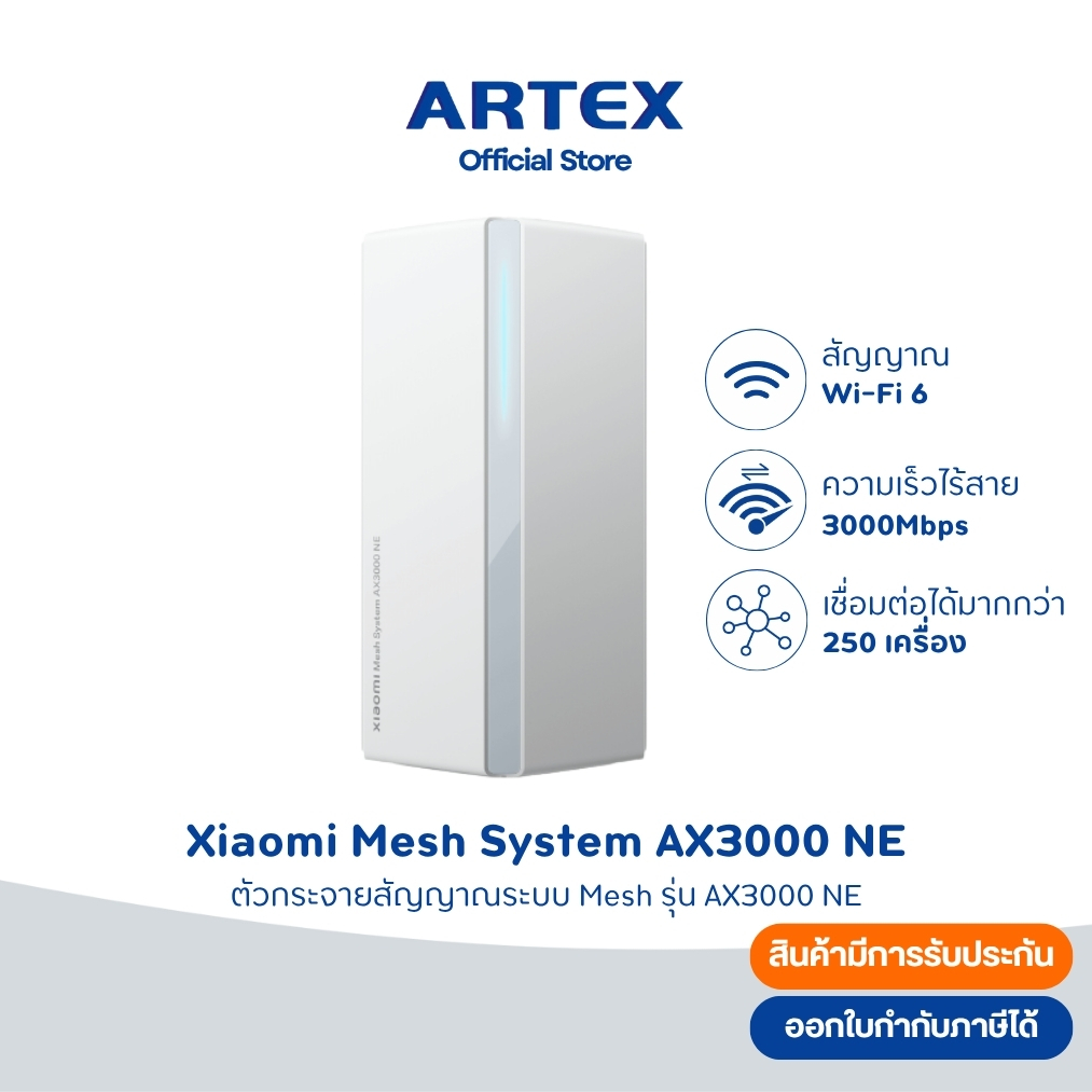 Xiaomi Mi Router AX3000 NE Global Version Wi-Fi ความเร็วสูง 2,976 Mbps ...
