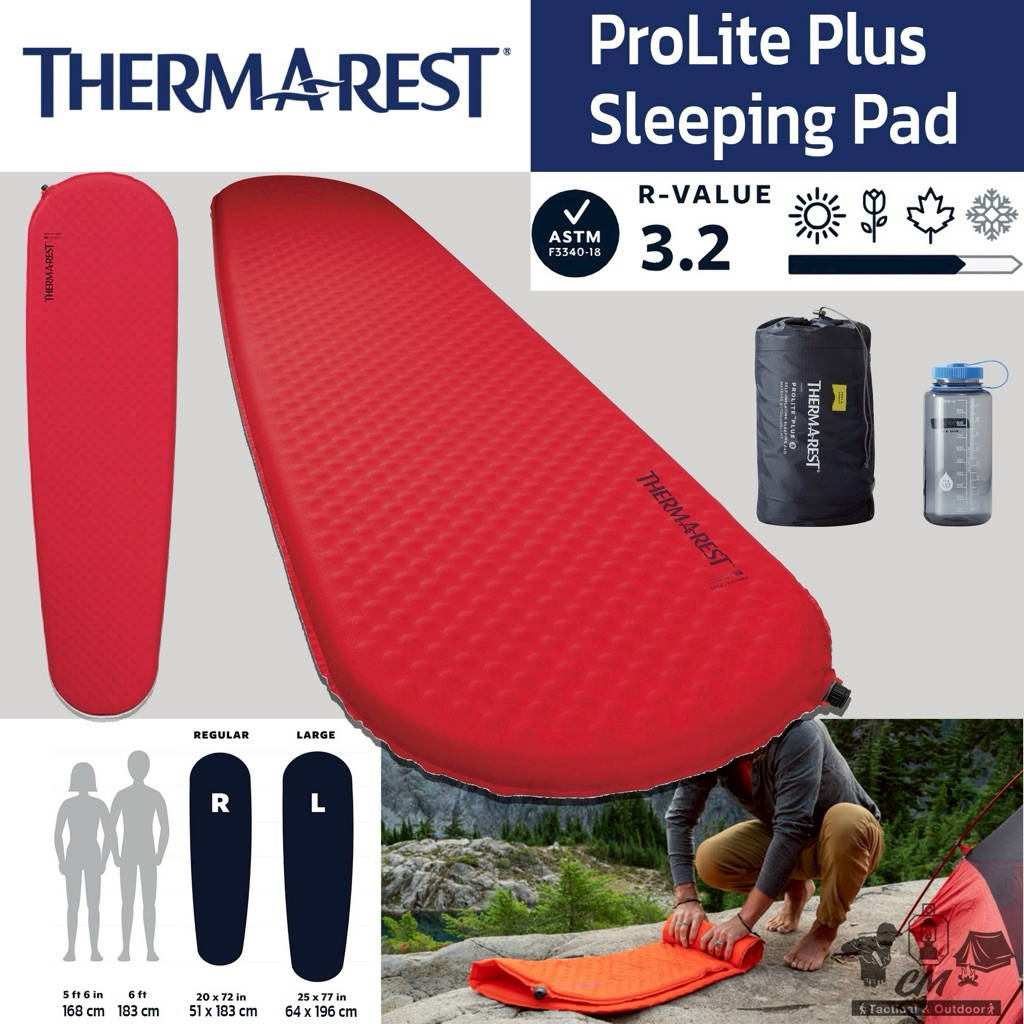 แผ่นรองนอน Thermarest ProLite Plus WL | Shopee Thailand