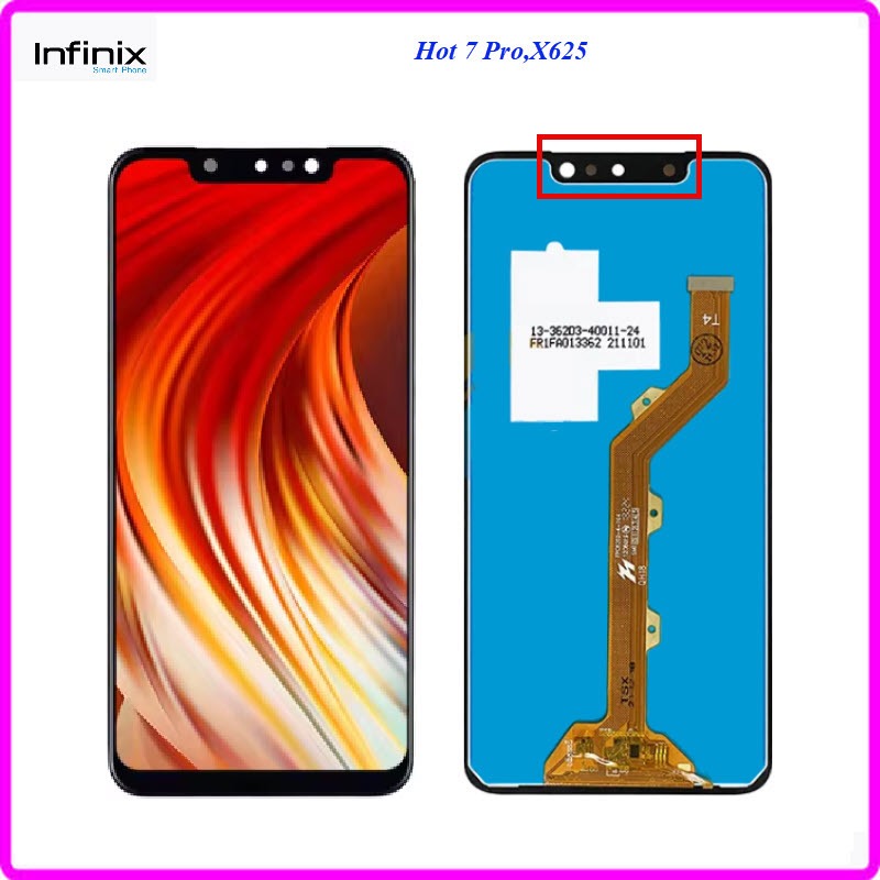 อะไหล่ infinix Hot 7 Pro,X625,สายแพร/ถาดใส่ซิมการ์ด/หน้าจอ LCD ...
