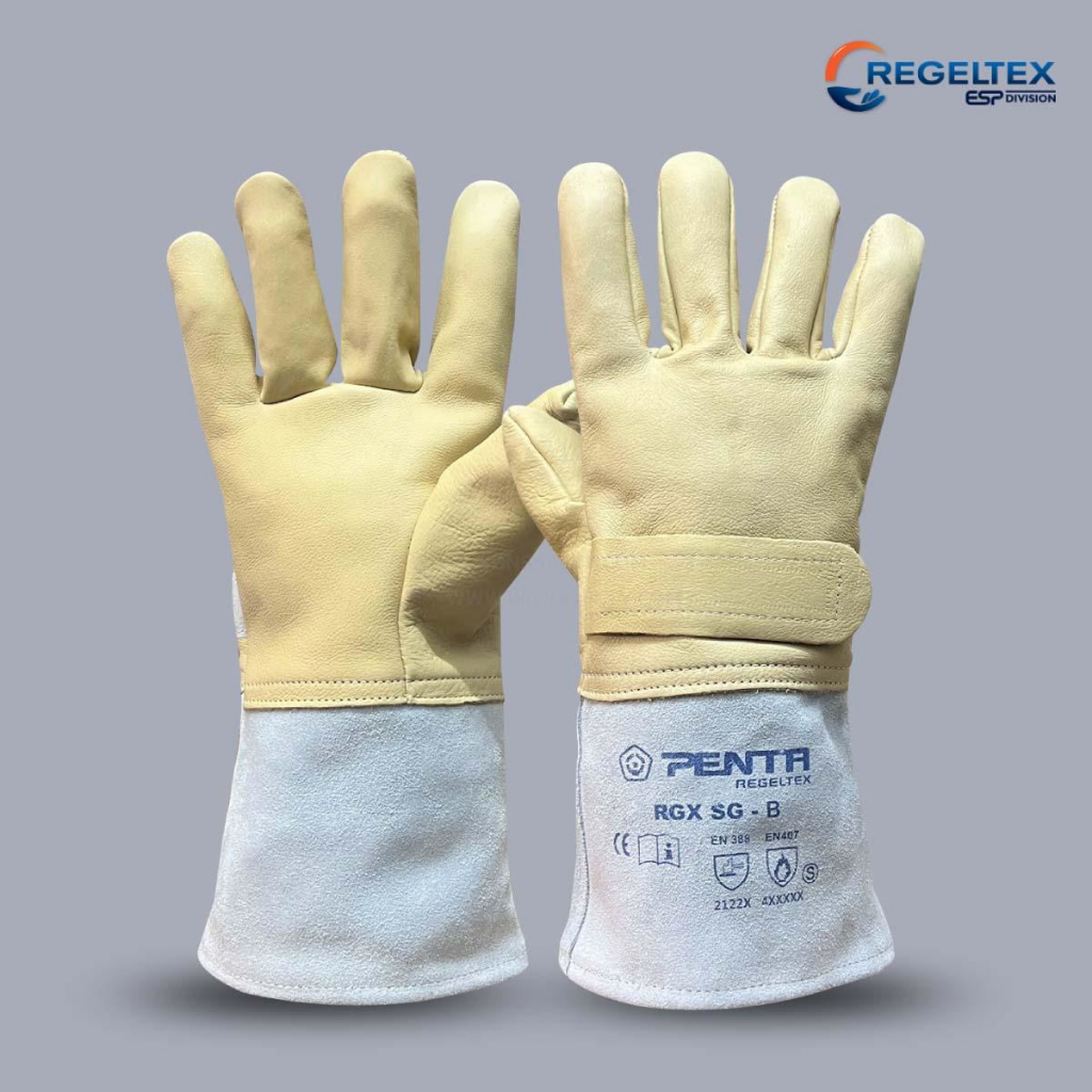 ถุงมือหนังสวมทับถุงมือยางกันไฟฟ้าREGELTEX รุ่น RGX SG (ไม่รวมถุงมือยาง ...