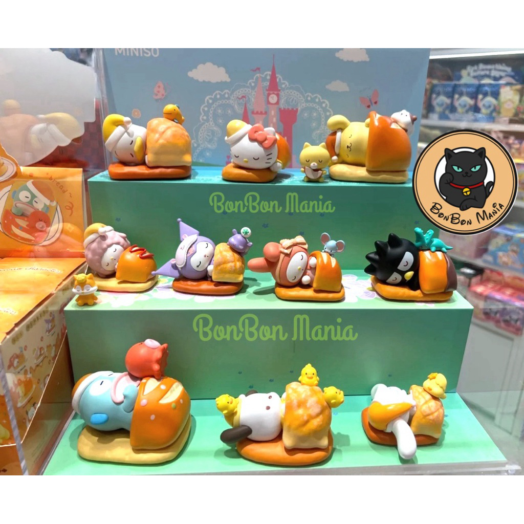 [แบบแยก-เลือกตัวได้]Miniso Sanrio Characters Happy Baking series blind box set