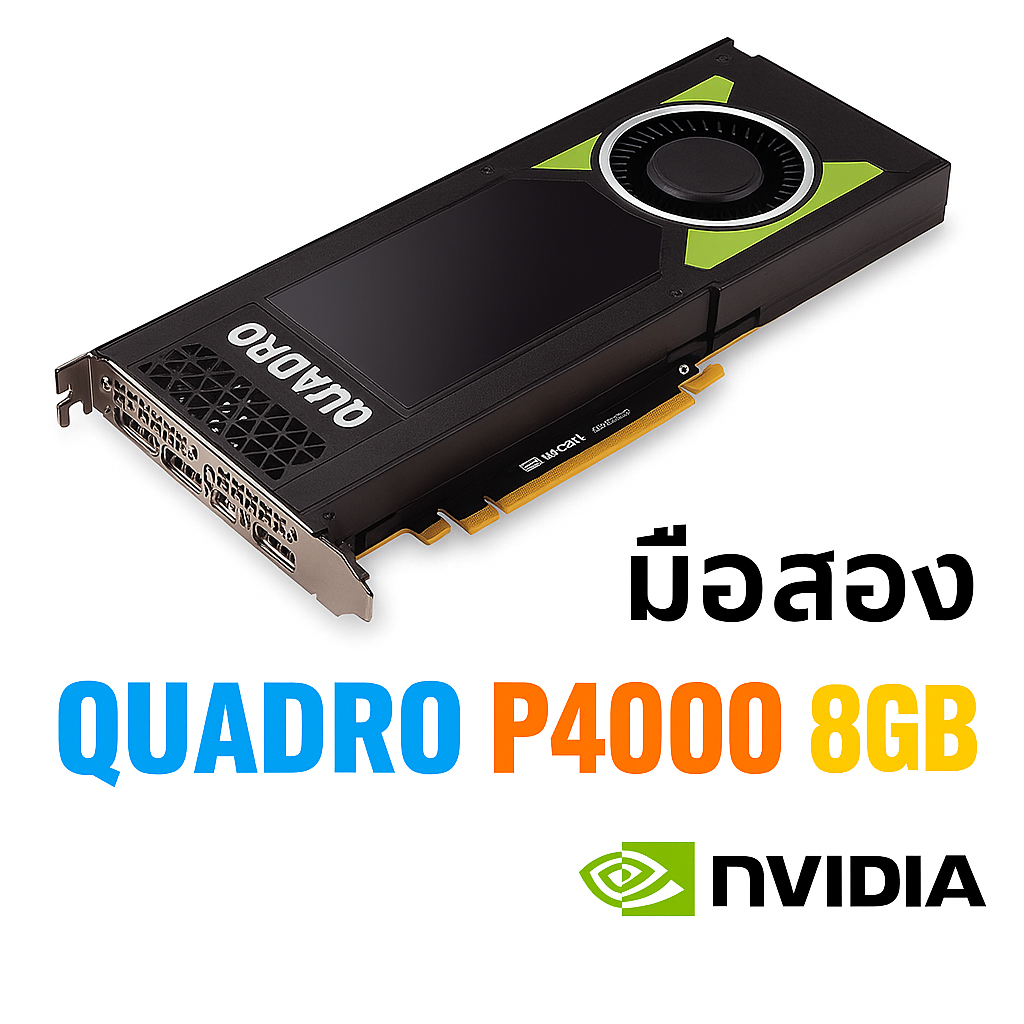 การ์ดจอ NVIDIA Quadro P4000 8GB GDDR5 (มือสอง) | Shopee Thailand
