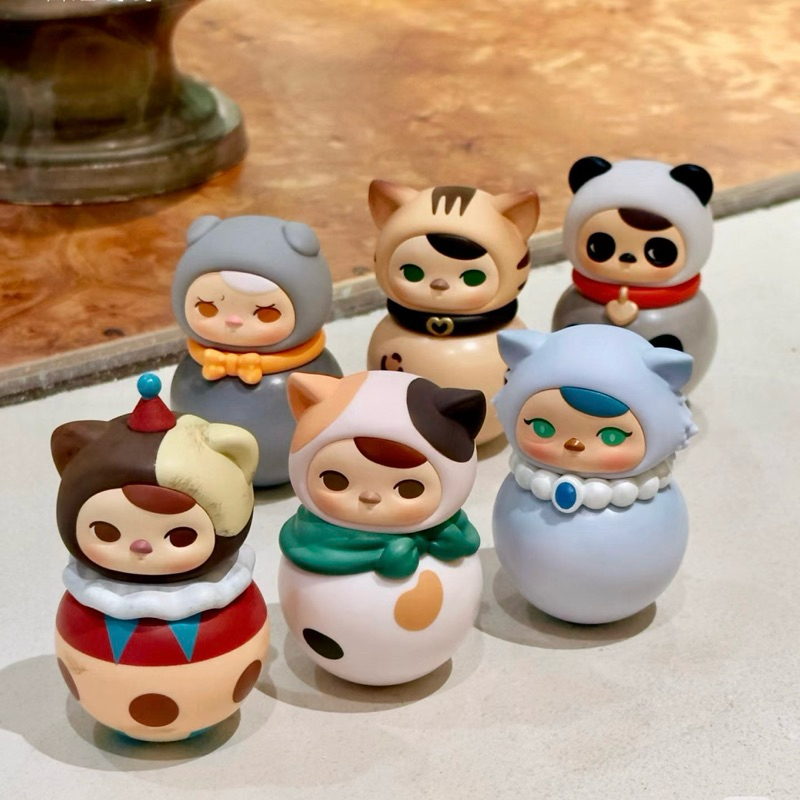 พร้อมส่ง เลือกตัว🪆🎏 PUCKY Roly-Poly Kitty Series Figures 🎀🎎 ของแท้100% ...