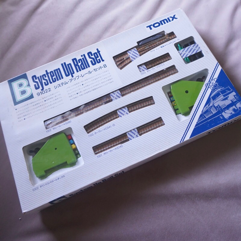 ส่งต่อเซตรางรถไฟ ทางสับหลีก Tomix B System Up Rail set 91022มือสอง ...