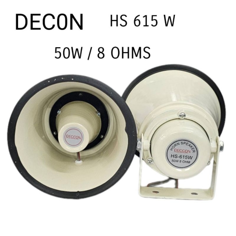 ลำโพงฮอร์น DECCON-รุ่น HS 615 W- 50 W/8 OHMS ขนาด 6.5นิ้ว/ลำโพงฮอร์น ...
