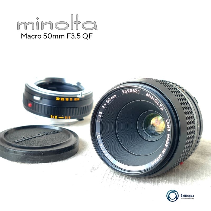 Minolta MC Macro Rokkor QF 50mm F/3.5 (D'occasion) à Lausanne pour CHF