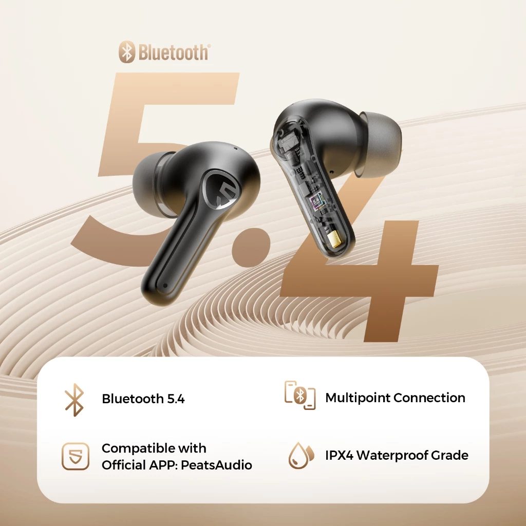SOUNDPEATS T3 Pro หูฟังไร้สาย Bluetooth 5.4 หูฟังบลูทูธ ANC มี Game Mode
