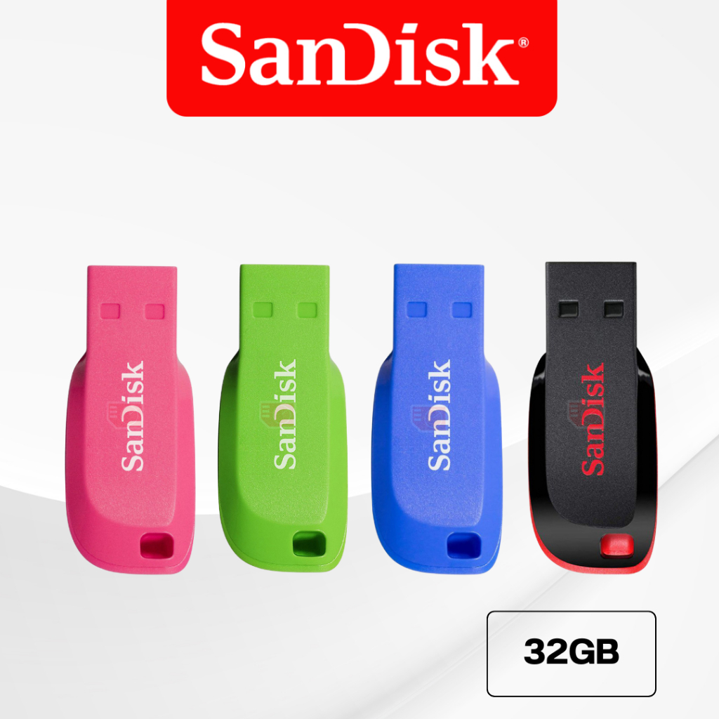 SanDisk Flash Drive CRUZER BLADE USB 2.0 32GB Black (SDCZ50_032G_B35x ...