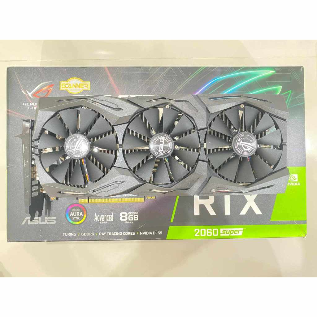 (มือ 2) VGA RTX 2060 SUPER ASUS ROG STRIX OC 8GB GDDR6 | Shopee Thailand