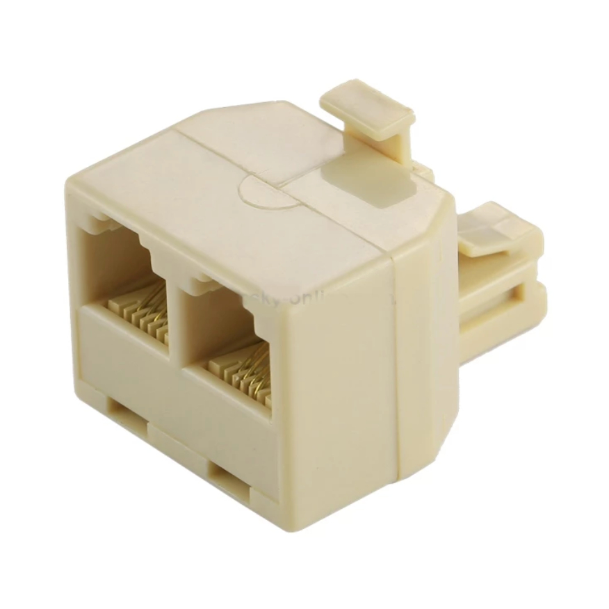 แยกสัญญาณ Adsl Splitter RJ45 RJ11 หัวต่อแลน หัวต่อโทรศัพท์ เต้ารับ สาย ...