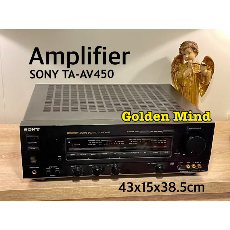 A-01-140224 SONY TA-AV450 เครื่องขยายเสียงมือสองจากประเทศญี่ปุ่น