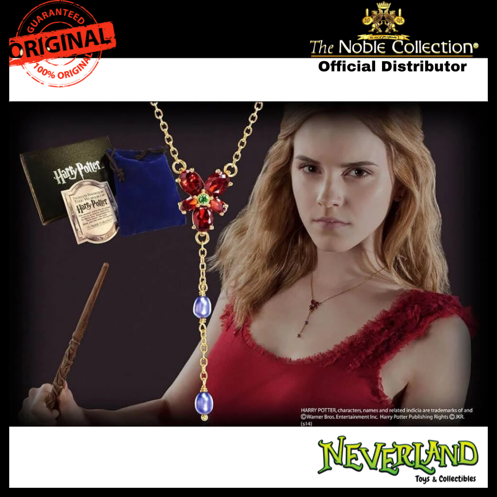 Collier Hermione Cristal Rouge - Noble Collection Harry Potter