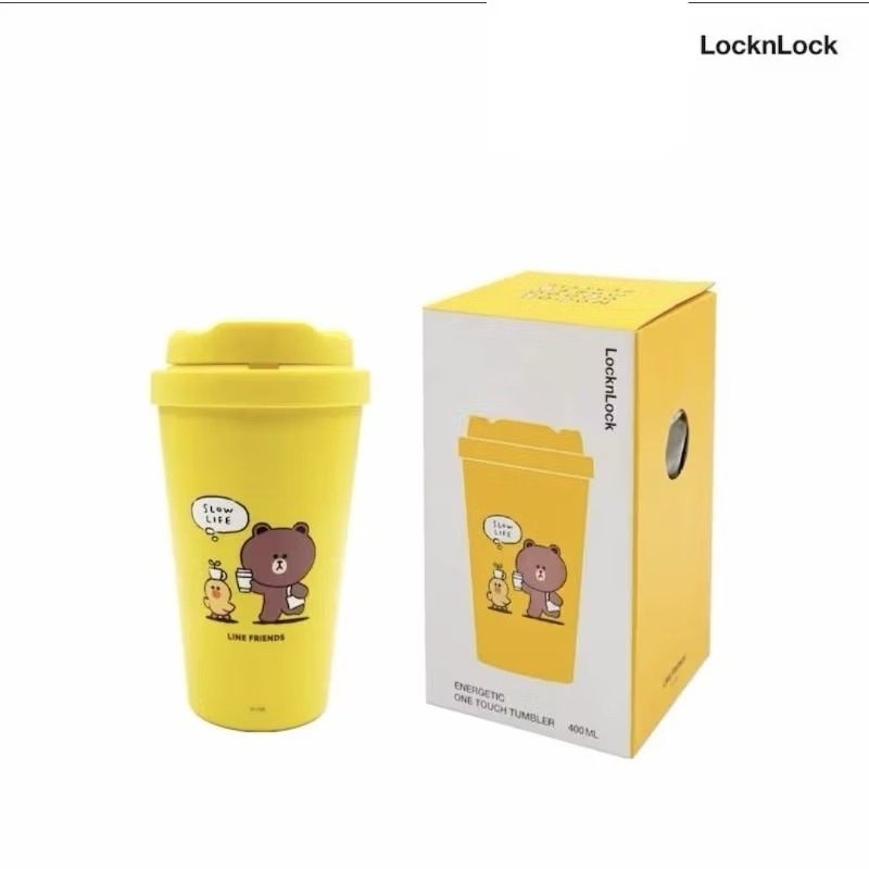 LocknLock กระบอกน้ำเก็บอุณหภูมิ LINE Friends Energetic Tumbler (สี ...